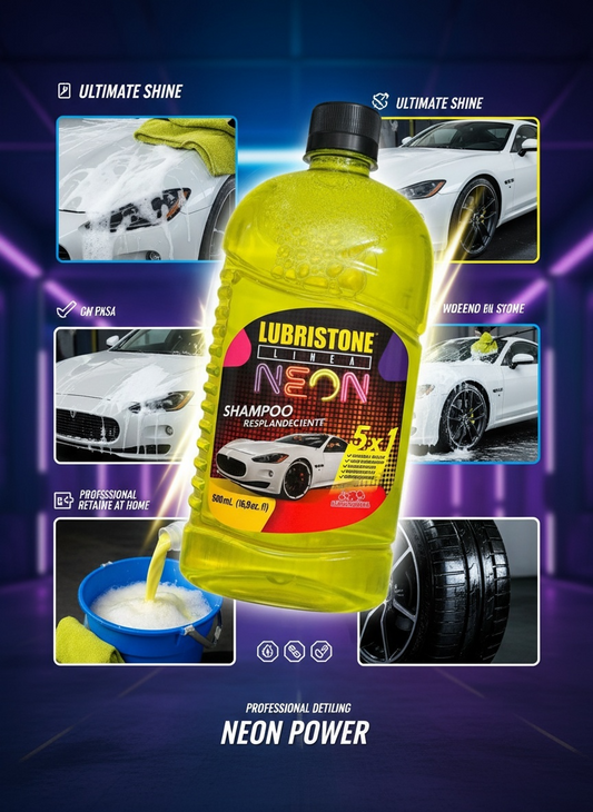Shampoo Lubristone neon 5x1 - limpieza y brillo profesional